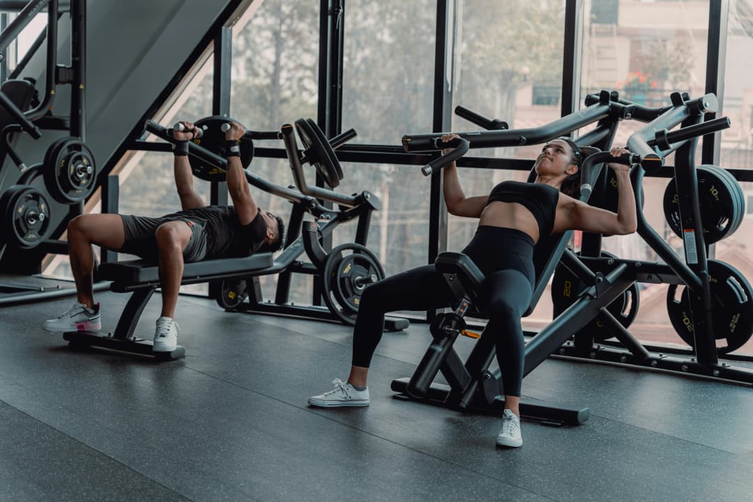 people working out