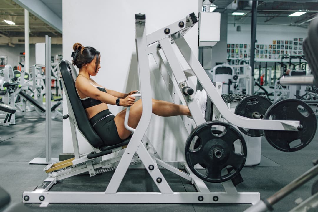 lady in gym